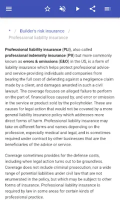 Insurance law android App screenshot 12