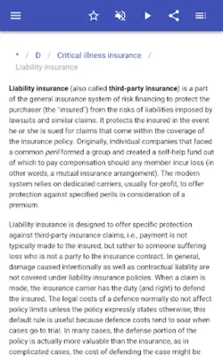 Insurance law android App screenshot 6